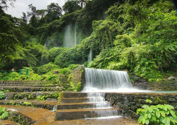 Waterfalls and traditional villages, Lombok